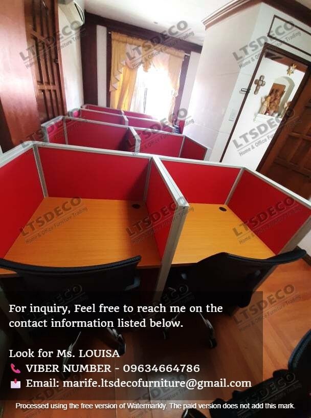 WORKSTATION TABLE OFFICE CUBICLES OFFICE PARTITION FURNITURES (Category: Office Furniture & Fixtures) located in Quezon City. Submitted by chris.ltsdeco (Listing ID 1471014928, Image 2). Description: 👉Are you looking for WORKSTATION, MODULAR CUBICLES OFFICE PARTITION, and OFFICE FURNITURE SUPPLIER? LTSDECO Furniture, is direct supplier, manufacturer, and trusted provider of high quality, affordable and durable modular office divider partition, h