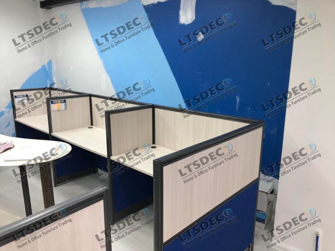 workstation tables customized office partition furnitures (Category: Office Furniture & Fixtures) located in Caloocan City. Submitted by cheska.ltsdeco (Listing ID 1470934555, Image 1). Description: 👉Are you looking for WORKSTATION, MODULAR CUBICLES OFFICE PARTITION, and OFFICE FURNITURE SUPPLIER? LTSDECO Furniture, is direct supplier, manufacturer, and trusted provider of high quality, affordable and durable modular office divider partition, ho