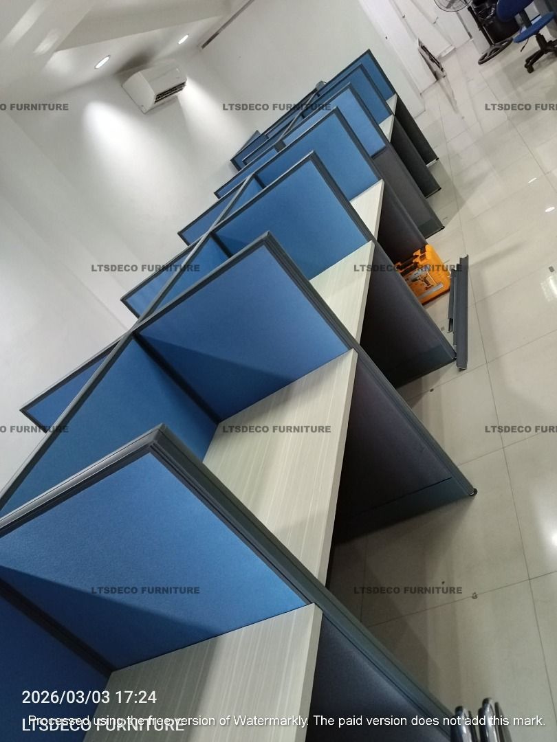 workstation tables customized office partition furnitures (Category: Office Furniture & Fixtures) located in Caloocan City. Submitted by cheska.ltsdeco (Listing ID 1470934917, Image 3). Description: 👉Are you looking for WORKSTATION, MODULAR CUBICLES OFFICE PARTITION, and OFFICE FURNITURE SUPPLIER? LTSDECO Furniture, is direct supplier, manufacturer, and trusted provider of high quality, affordable and durable modular office divider partition, ho