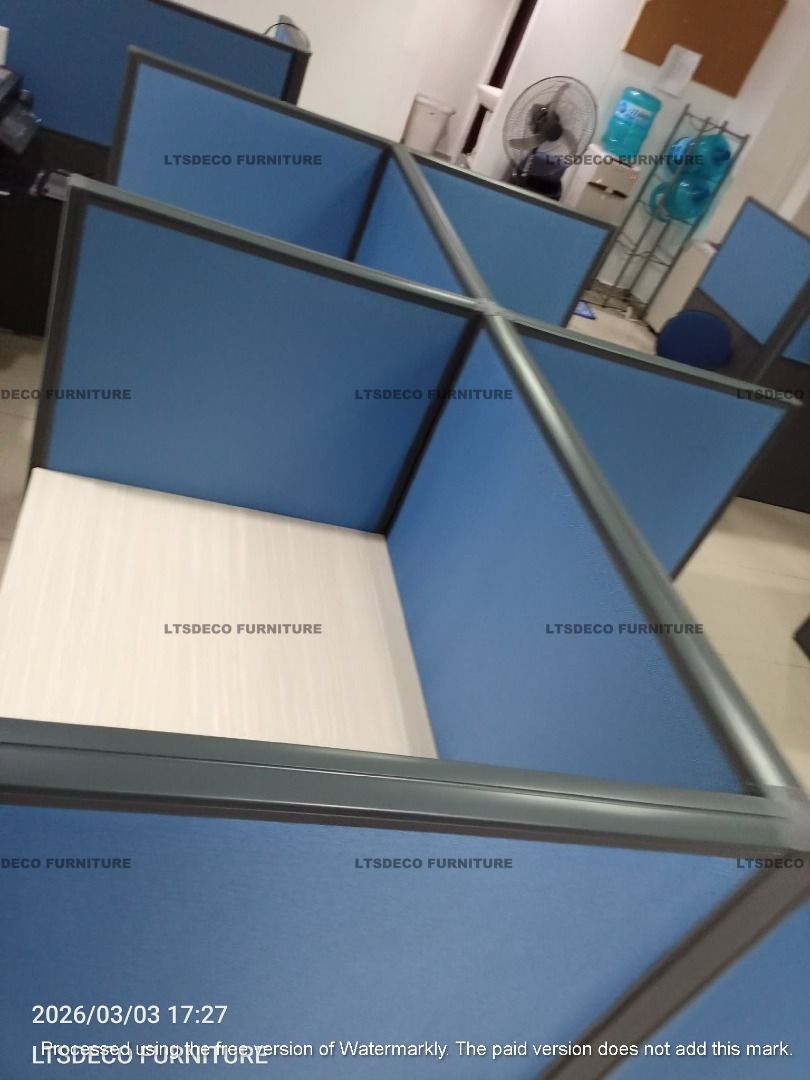 workstation tables modular customized office partition furnitures (Category: Office Furniture & Fixtures) located in Caloocan City. Submitted by cheska.ltsdeco (Listing ID 1470941359, Image 1). Description: 👉Are you looking for WORKSTATION, MODULAR CUBICLES OFFICE PARTITION, and OFFICE FURNITURE SUPPLIER? LTSDECO Furniture, is direct supplier, manufacturer, and trusted provider of high quality, affordable and durable modular office divider parti