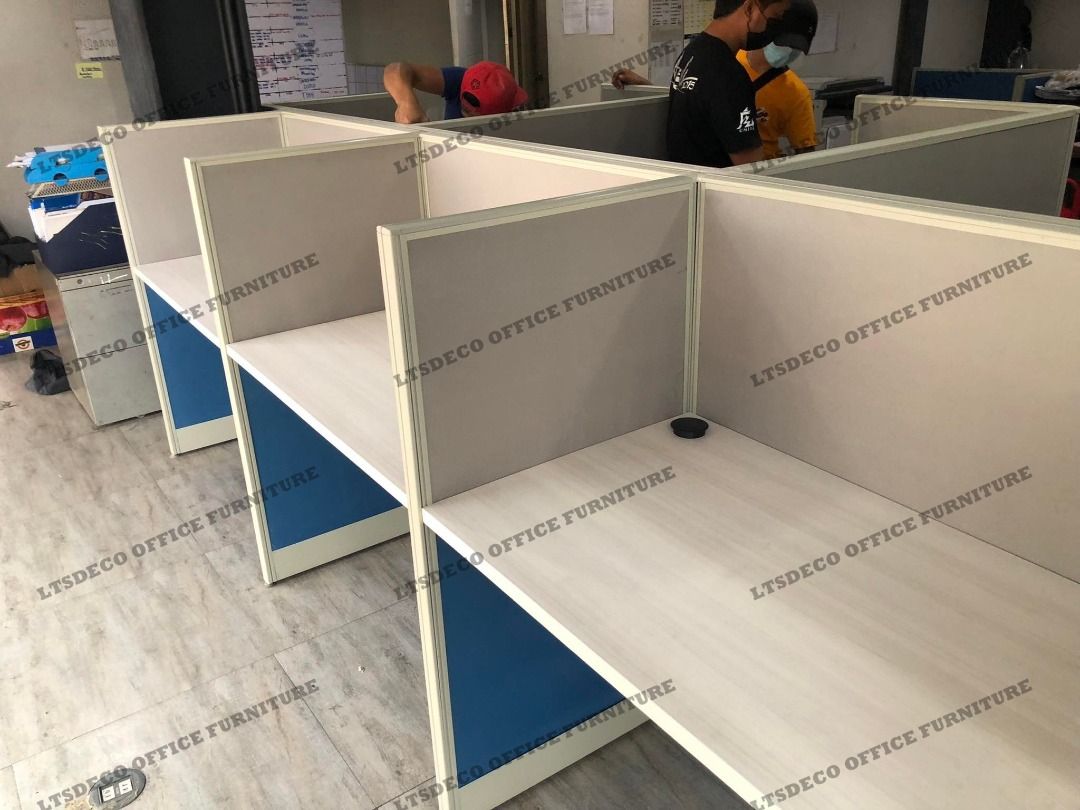 workstation tables modular office partition furnitures (Category: Office Furniture & Fixtures) located in Caloocan City. Submitted by cheska.ltsdeco (Listing ID 1470941484, Image 3). Description: 👉Are you looking for WORKSTATION, MODULAR CUBICLES OFFICE PARTITION, and OFFICE FURNITURE SUPPLIER? LTSDECO Furniture, is direct supplier, manufacturer, and trusted provider of high quality, affordable and durable modular office divider partition, home 