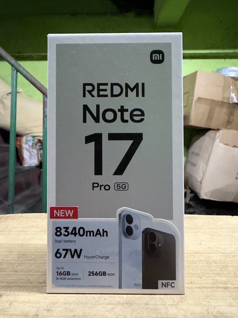 Xiaomi redni Note 17 pro 5G (Category: Xiaomi) located in Manila. Submitted by mark021210 (Listing ID 1470934305, Image 1). Description: one month old.