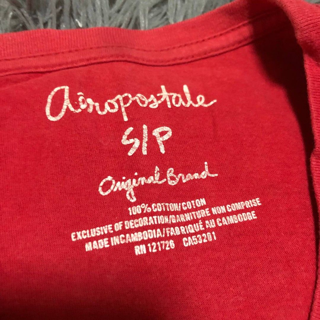 Y2k Aeropostale Shirt (Category: Activewear) located in Camiling. Submitted by thriftscape2024 (Listing ID 1470982841, Image 2). Description: Excellent Condition Color rate: 9/10 Issue: ❌❌❌ Dimes: W13xL24.