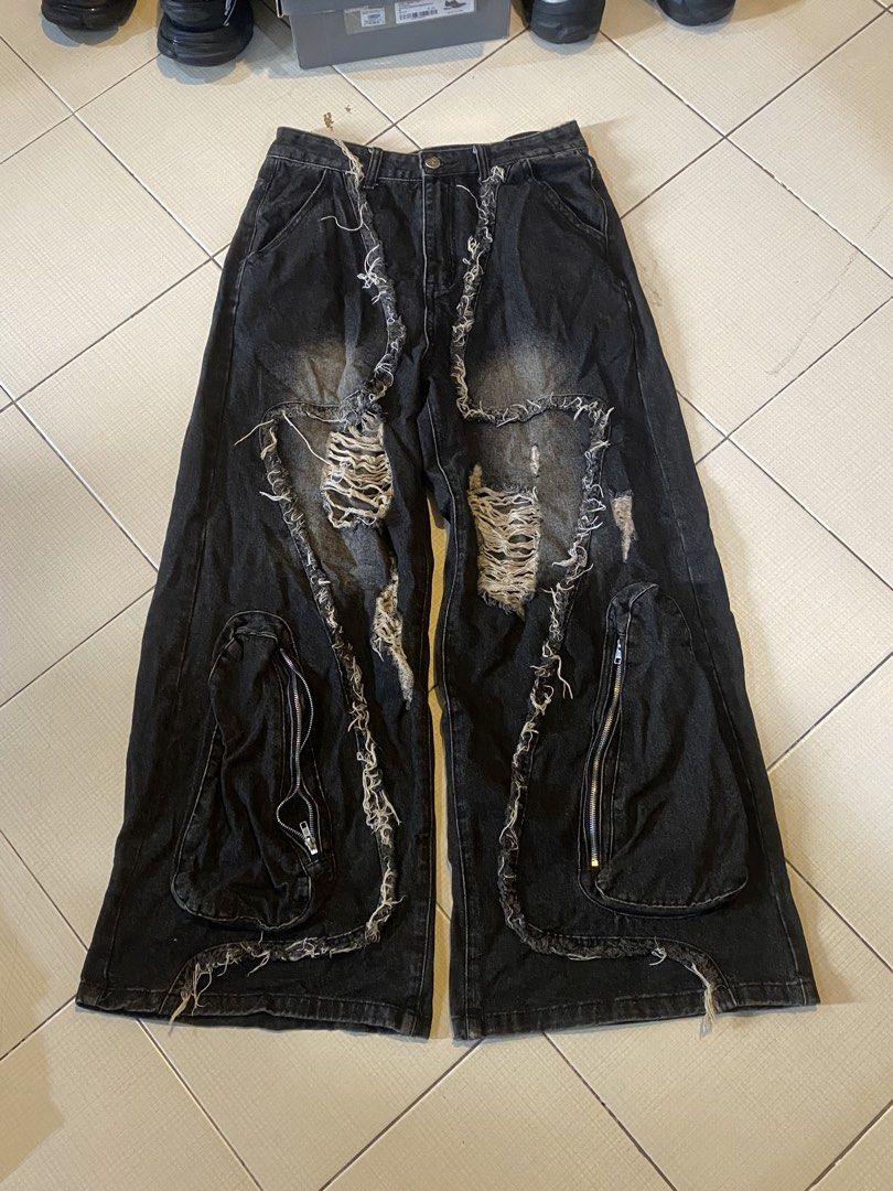 Y2K Argue Culture Jeans (Category: Jeans) located in Tarlac. Submitted by linchua1 (Listing ID 1470952871, Image 1). Description: Bought this jeans from taobao u can check their page argue culture.