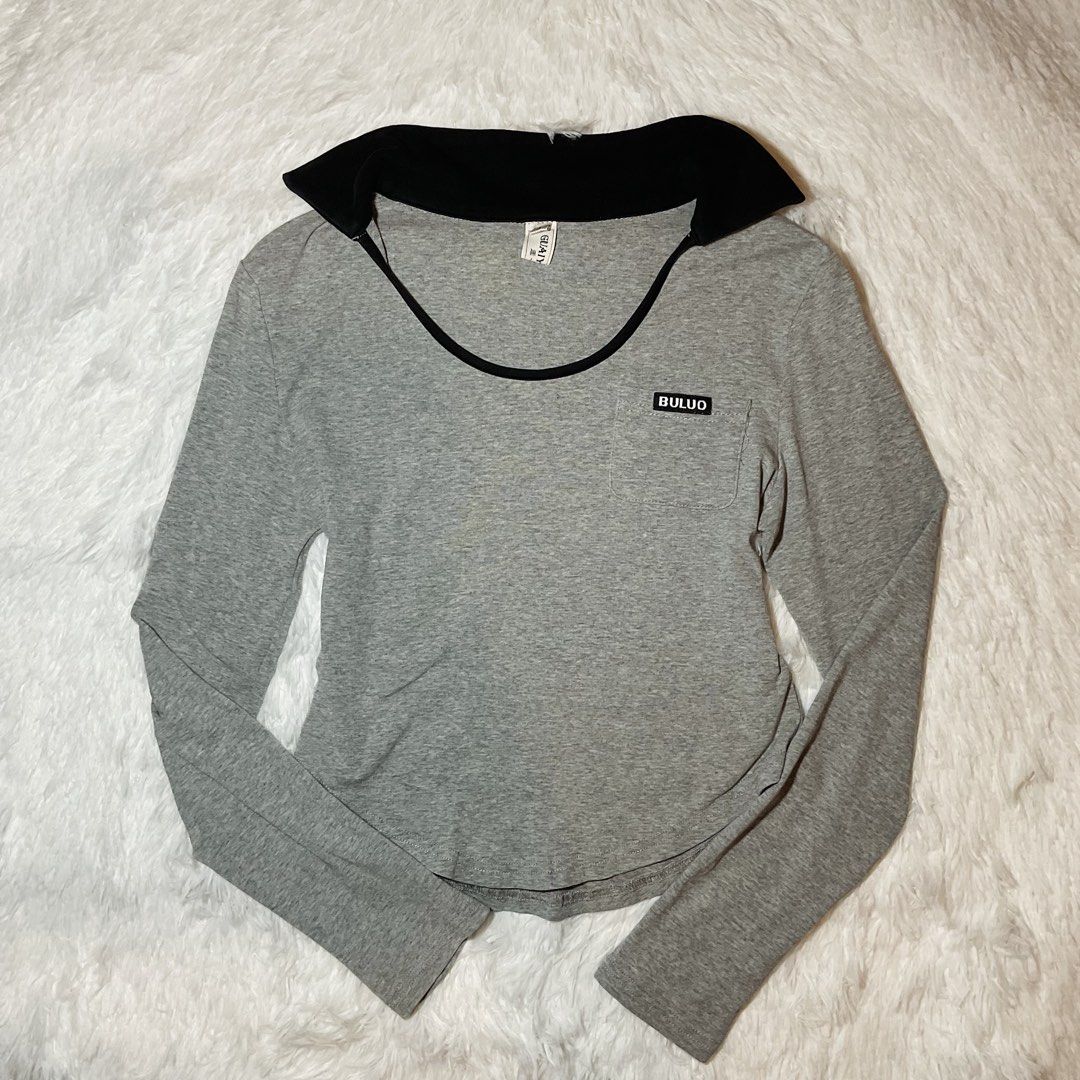 Y2k collar long sleeves (Category: Longsleeves) located in Tuguegarao City. Submitted by rewear_files (Listing ID 1471099487, Image 1). Description: Price: ₱130 Size: xs-s 📍 Location: Tuguegarao City, Cagayan MOP: Maya (pay first) MOD: J&T Express or personal pickup around Tuguegarao City. Message me if interested! No reservations, please. First to pay, first to get..
