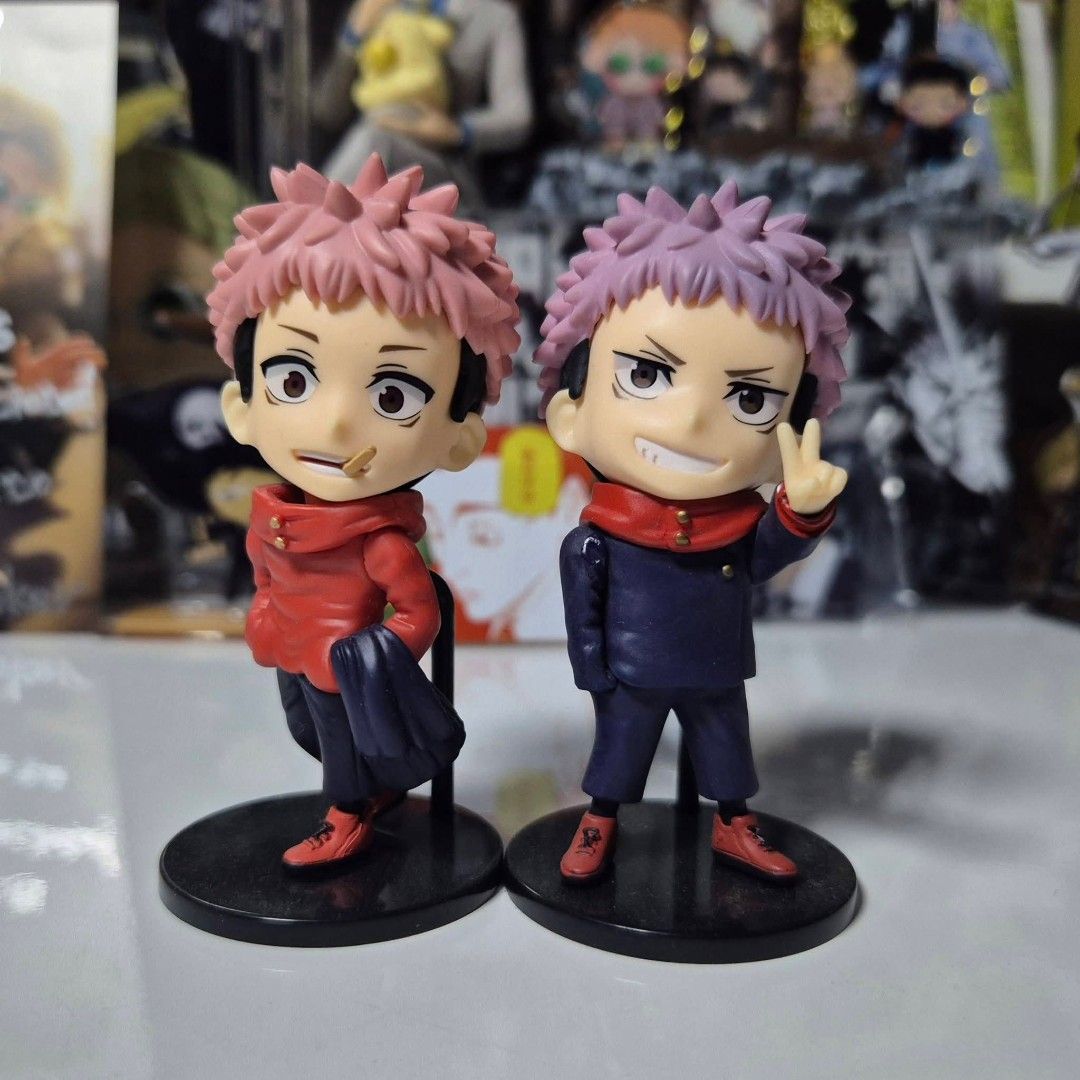 Yuji Itadori mini figures set (Category: Figurines & Statues) located in Quezon City. Submitted by ulan_g (Listing ID 1470989755, Image 1). Description: 200 set Loc: Quezon City Payment: Gcash Delivery via: J&T, LBC, lalamove. Buyer shoulders shipping fee..