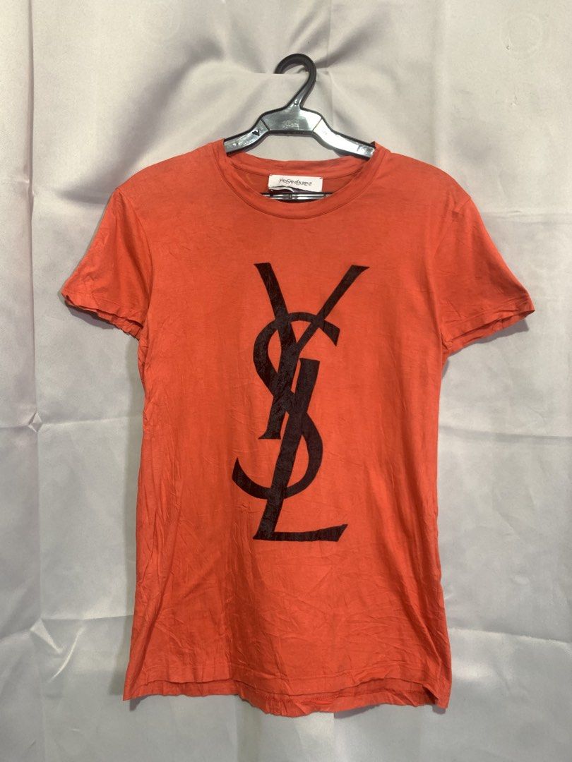 Yves Saint Laurent Shirt (Category: Activewear) located in Manila. Submitted by bibiies2.0xghettothrift (Listing ID 1470995002, Image 1). Description: Mine 850 Details W17 L25 Small to med loc. baclaran parañaque.