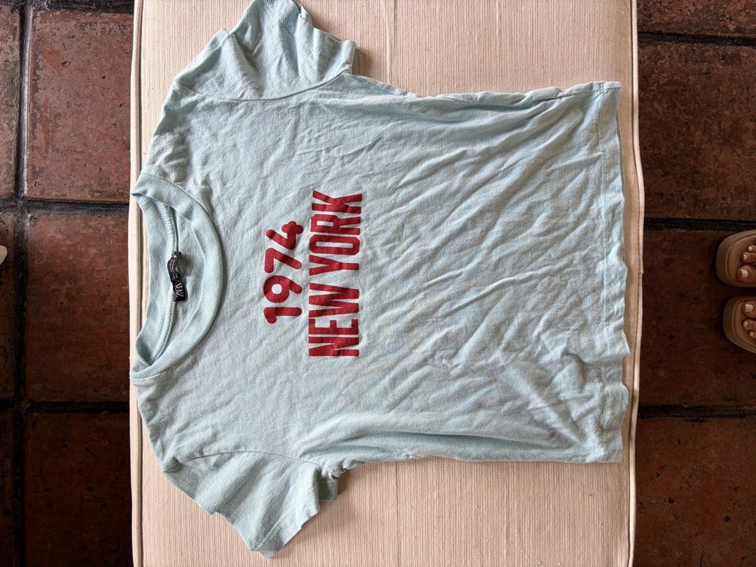 Zara Baby Tee (Category: Shirts) located in Manila. Submitted by juliaespiritu_ (Listing ID 1470961620, Image 1). Description: Zara New York Baby Tee .