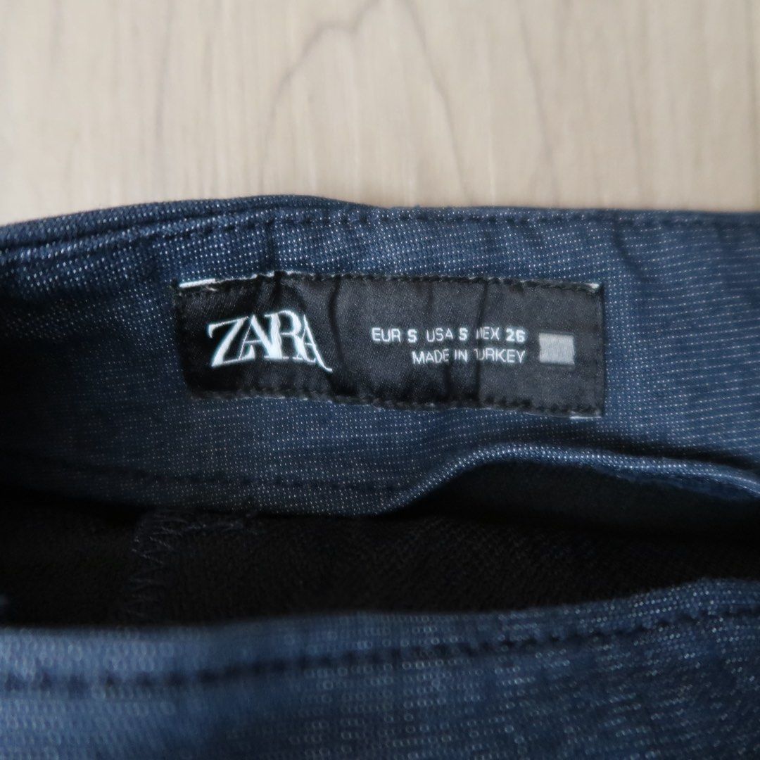 Zara Dark Blue Denim Skort Size S (Category: Skirts) located in Manila. Submitted by mixi_lexi (Listing ID 1471038315, Image 2). Description: - Brand: Zara - Color: Dark blue denim - Size: EUR S, USA S, MEX 26 - Made in Turkey - Design: High waist, skirt look outside with built-in shorts for comfort, and chic front slits - Condition: Excellent pre-loved condition (ready to wear!).