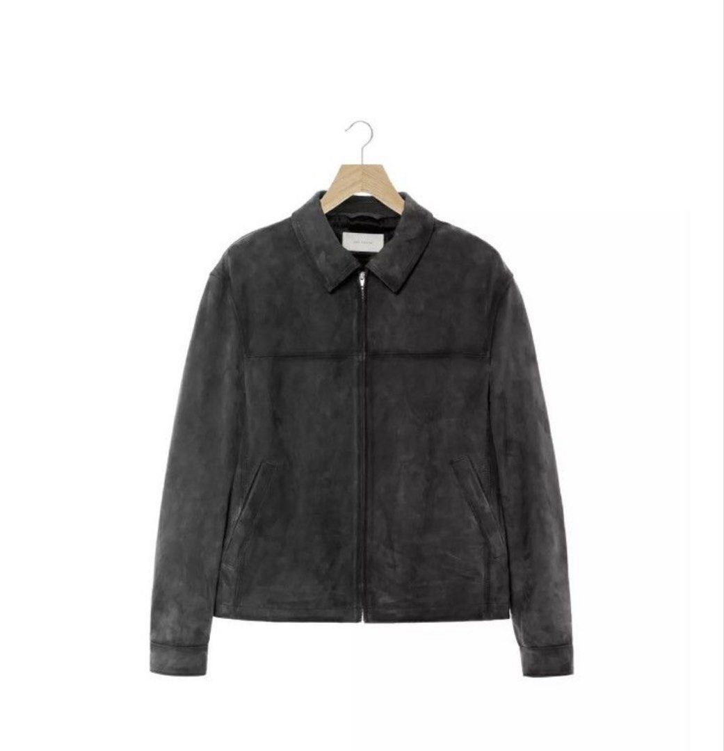 Zara Fit Suede Leather Jacket (Category: Coats, Jackets and Outerwear) located in Makati City. Submitted by andoypakoykoy (Listing ID 1471028086, Image 1). Description: •all genuine goat leather •used once for event •M40 - Large also fits in.