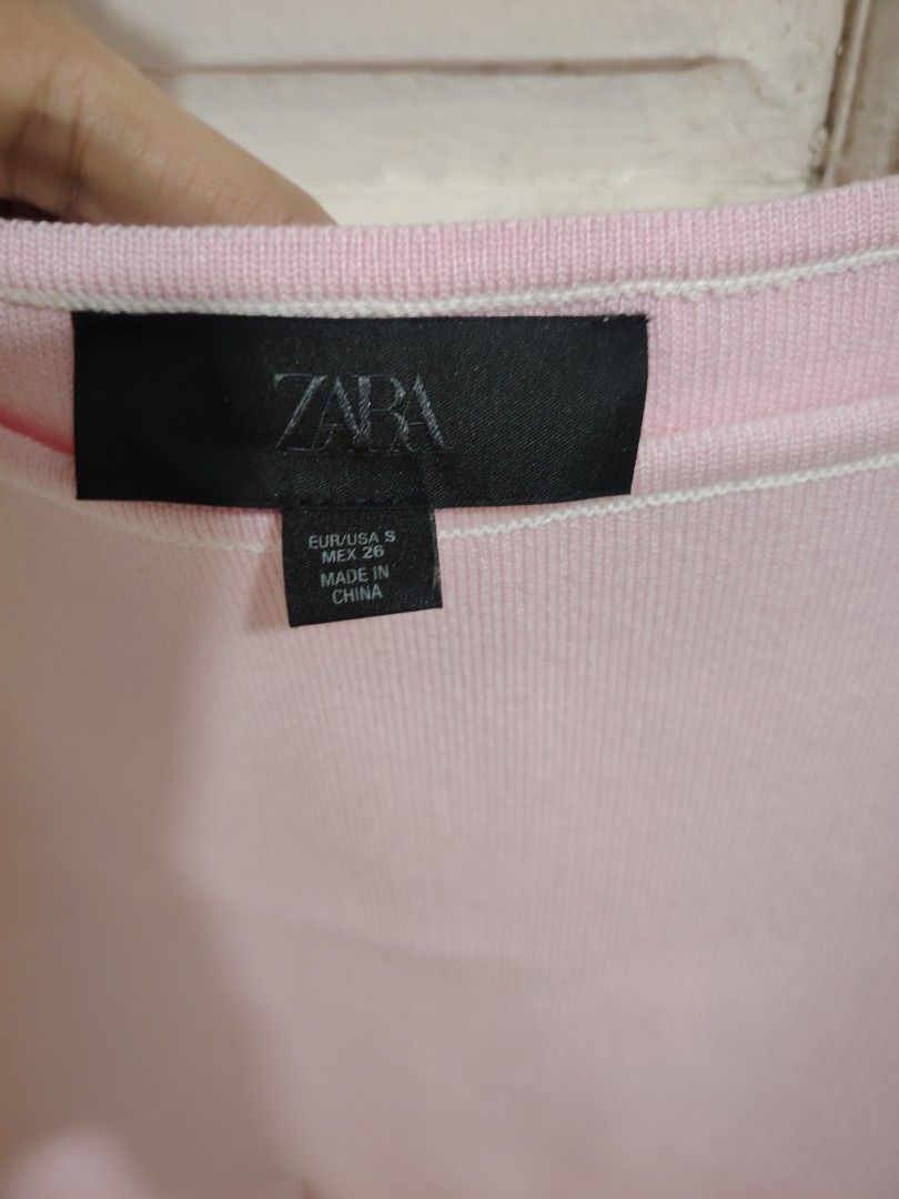 zara knit dress pink (Category: Dresses) located in Batangas. Submitted by glamour_clothing (Listing ID 1471091810, Image 2). Description: small runs big fit to med.