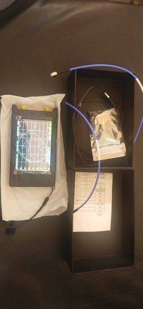 ZeenKo LiteVNA 64 Portable Vector Network Analyzer ZN-406 (Category: Office & Business Technology) located in Muntinlupa City. Submitted by grayfox05 (Listing ID 1470965920, Image 1). Description: - Model: ZeenKo LiteVNA 64 (ZN-406) - Frequency Range: 50kHz to 6.3GHz - Condition: Brand new, unit still inside protective film wrapper - Includes: Original box, RF cables, calibration accessories, USB charging cable, and manual - Perfect for: Radio fr
