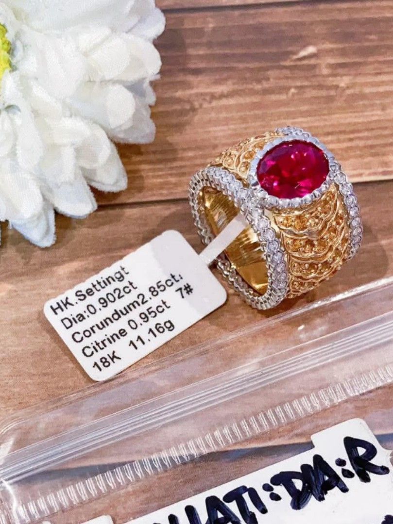 18k HongKong setting gold buccellati diamond ring (Category: Rings) located in Manila. Submitted by bhelgoldseller2ndaccount (Listing ID 1465615936, Image 1). Description: New!!✨New!!✨New!! 18k HongKong setting Gold 13,300/g 💯pawnable/naisasanla 💯with high appraisal rate 💯good investment 💯Direct supplier price 👉OPEN for resellers 🌺please take time to evaluate their actual sizes and grams 👉Best panggift for all occasions ✅ Sold per grams no