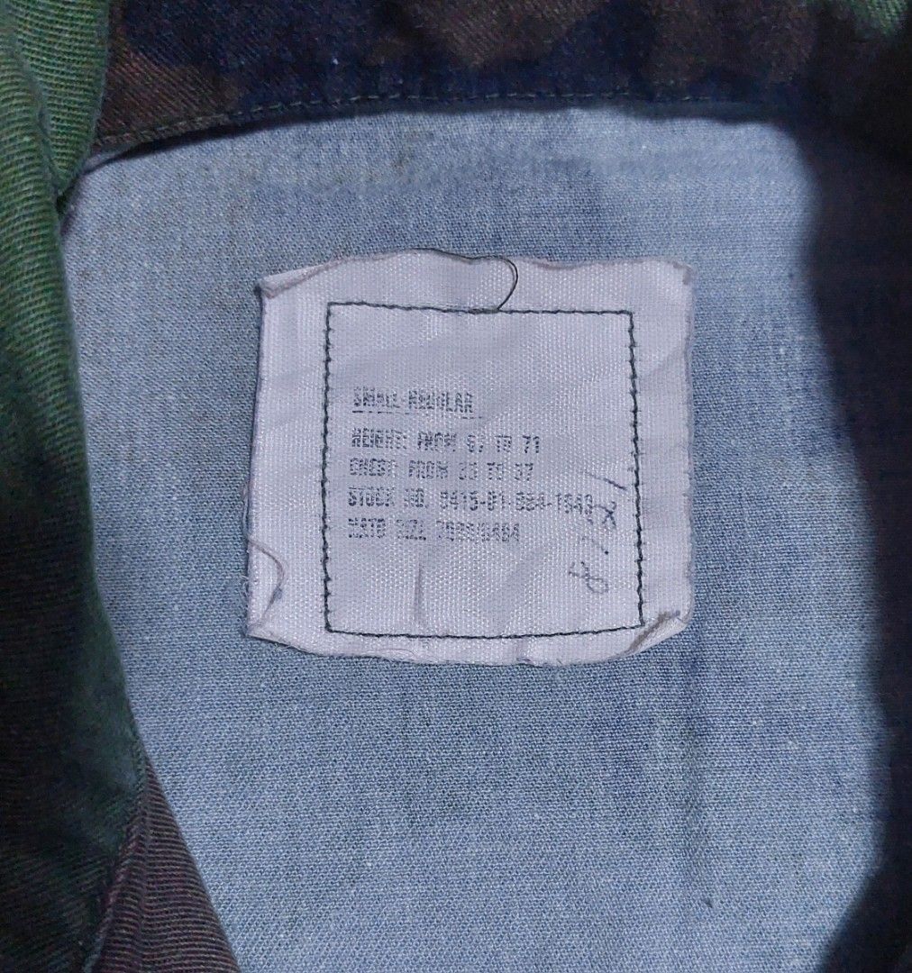 1982 Woodland BDU (Category: Coats, Jackets and Outerwear) located in Baguio. Submitted by wagwagan_001 (Listing ID 1465709940, Image 2). Description: excellent.