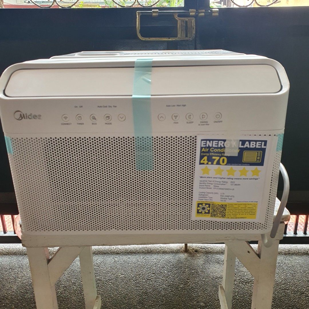 1hp inverter midea u shape inverter window type ac aircon (Category: Craft Supplies & Tools) located in Pasig City. Submitted by fasttech01 (Listing ID 1465580552, Image 1). Description: .