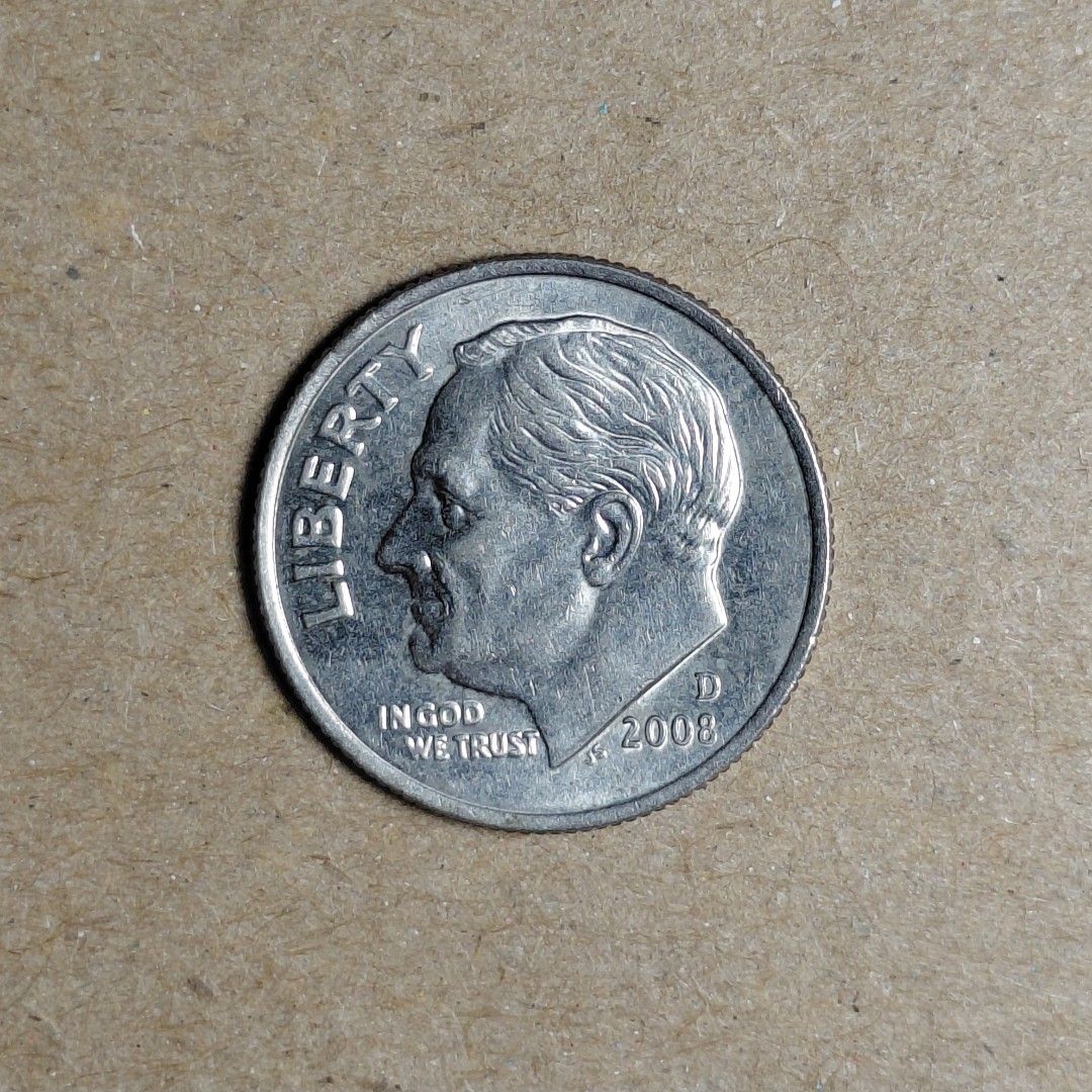 2008 US Dime Coin (Category: Currency) located in Tagbilaran City. Submitted by bennycollectibles (Listing ID 1465745070, Image 1). Description: •Add an additional 150 for shipping.