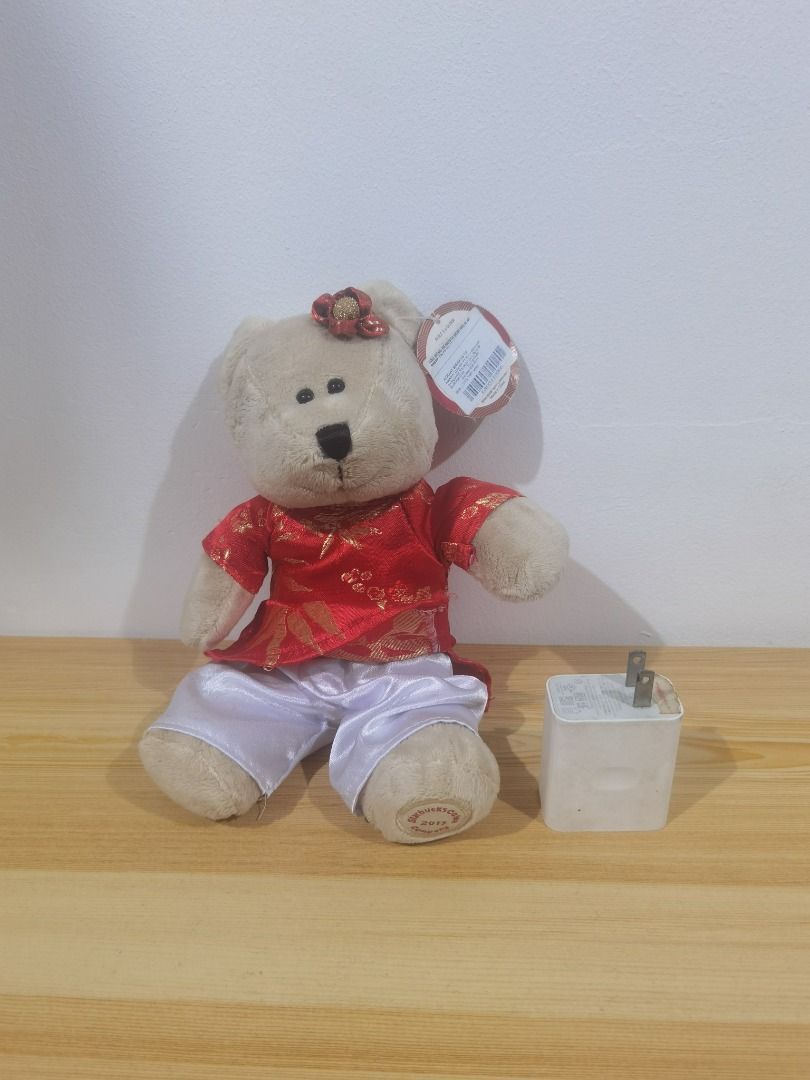2013 Starbucks - Aodai Bearista Plush (Category: Plushies & Soft Toys) located in Taguig. Submitted by kalabasza (Listing ID 1465755451, Image 2). Description: 📌 This is a preloved item. Please manage your expectation. 📌 Actual item posted. 📌 Product Color may slightly vary due to Photographic Lighting. 📌 Location: Taguig 📌 MOP: GCash. Payment first before ship. 📌 MOD: J&T, LBC, GoGo or Lalamove. 📌 DF/SF at buyer's expense. 📌 No rush ship