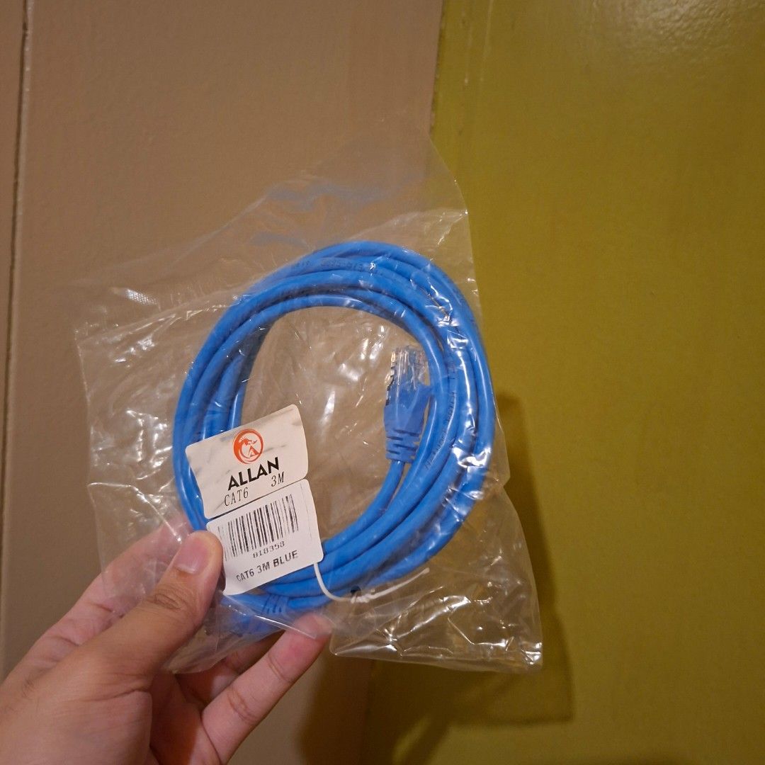 3m cat 6 ethernet lan cable (Category: Craft Supplies & Tools) located in Pasig City. Submitted by fasttech01 (Listing ID 1465582724, Image 3). Description: .
