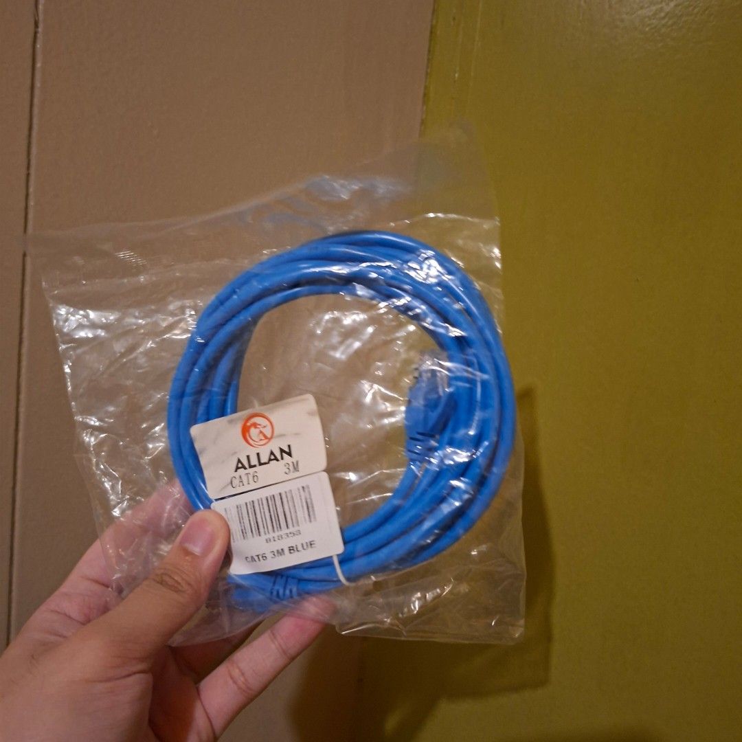 3m cat 6 ethernet lan cable (Category: Craft Supplies & Tools) located in Pasig City. Submitted by fasttech01 (Listing ID 1465582724, Image 2). Description: .