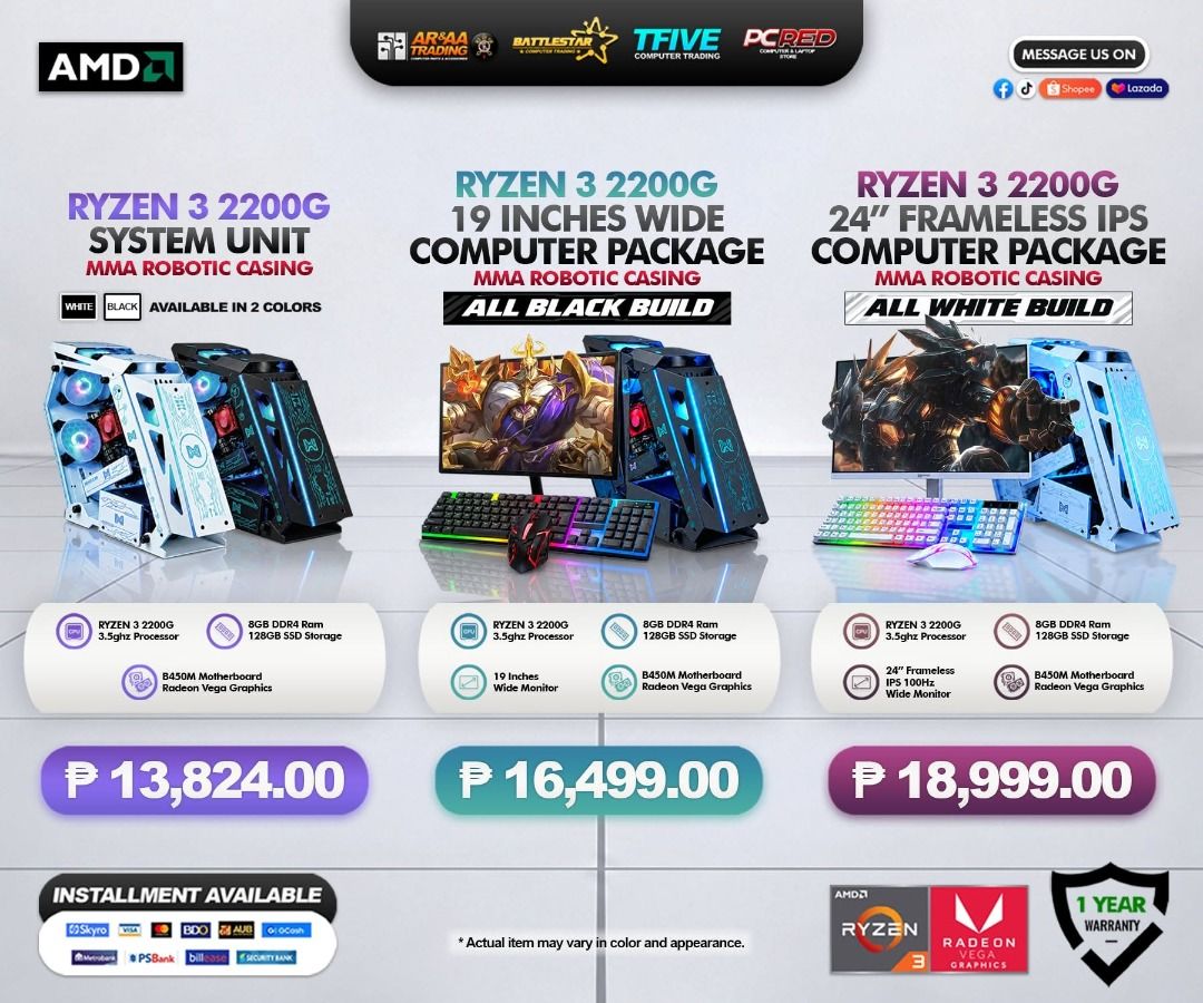 ✅ Affordable Gadgets, Computers, Printers & Pisonet Packages (Category: Desktops) located in Quezon City. Submitted by laptopstore.ph (Listing ID 1465615815, Image 1). Description: ✅ Affordable Gadgets, Computers, Printers & Pisonet Packages ✅ SKYRO 0% DOWNPAYMENT AVAILABLE ✅ Online Processing Available ✅ Pick-Up or Delivery Options + Shipping fee ✅ Affordable Gadgets, Computers, Printers & Pisonet Packages ⏰ Store Hours: 🕙 10:00 AM – 7:00 PM 📅