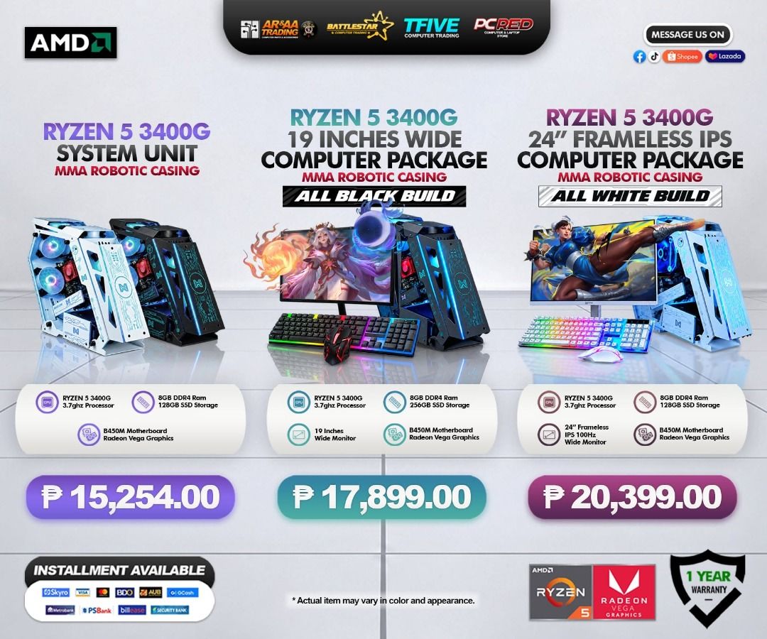 ✅ Affordable Gadgets, Computers, Printers & Pisonet Packages (Category: Desktops) located in Quezon City. Submitted by laptopstore.ph (Listing ID 1465615815, Image 3). Description: ✅ Affordable Gadgets, Computers, Printers & Pisonet Packages ✅ SKYRO 0% DOWNPAYMENT AVAILABLE ✅ Online Processing Available ✅ Pick-Up or Delivery Options + Shipping fee ✅ Affordable Gadgets, Computers, Printers & Pisonet Packages ⏰ Store Hours: 🕙 10:00 AM – 7:00 PM 📅