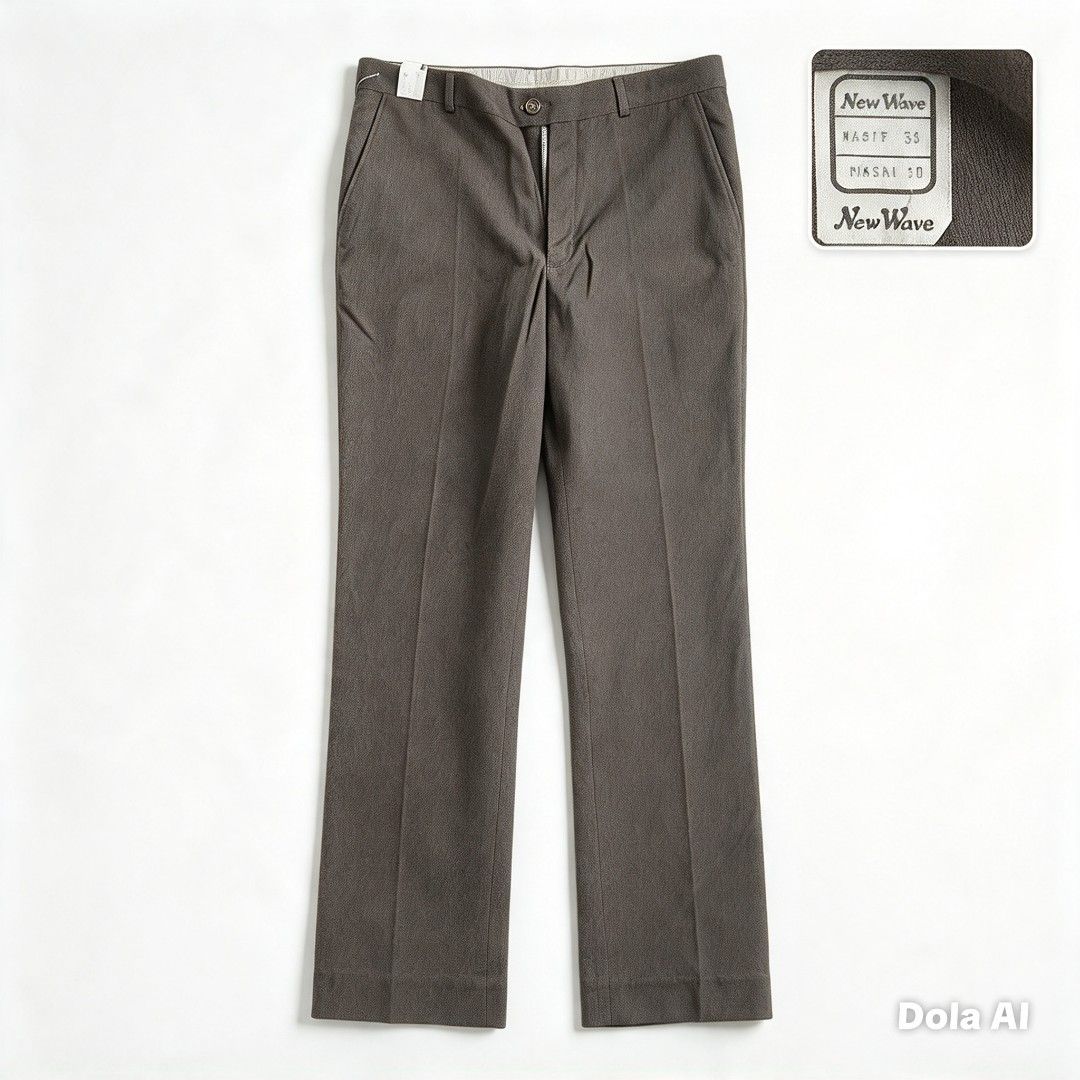 👖 New Wave Brown Formal Trousers — Single Pair (Category: Trousers) located in Paranaque City. Submitted by gentle.declutter (Listing ID 1465617045, Image 1). Description: ✅ DETAILS: - Brand: New Wave — quality classic formal wear - Size: Waist 34", Length 30" - Color: Rich dark brown textured fabric - Cut: Straight-leg tailored fit — clean, professional silhouette - Full inner lining, sturdy zipper + secure closure - Timeless design — perfect f