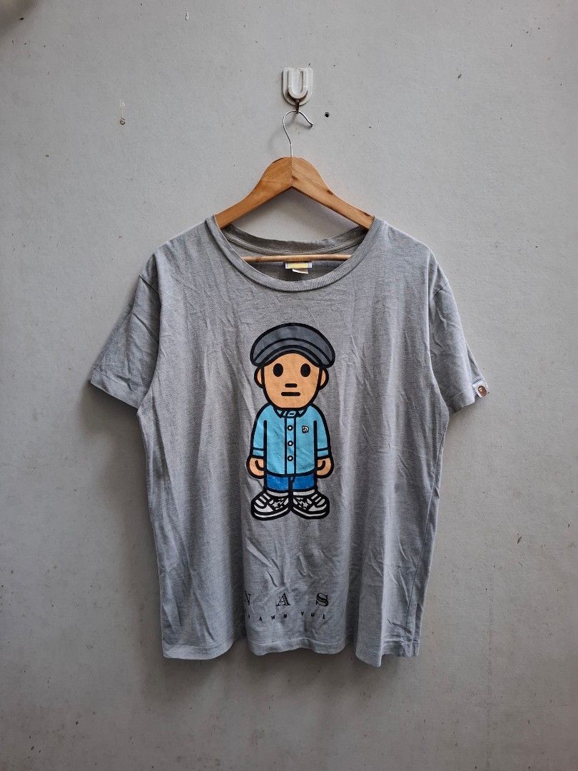 A Bathing Ape x Common Sense (Category: Tshirts & Polo Shirts ) located in Iloilo. Submitted by mnky.bsns03 (Listing ID 1465686949, Image 1). Description: 9/10 Color rate Issue: Minimal Fades on pants print 27 Length 21 Width.