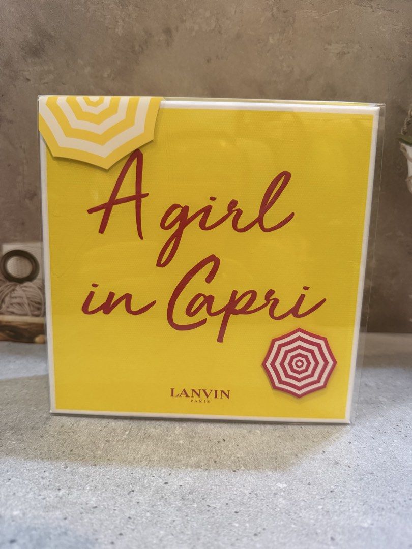 A Girl In Capri Perfume (Category: Fragrance & Deodorants) located in Paranaque City. Submitted by oommggg (Listing ID 1465583190, Image 1). Description: 100 % Original Perfume! Not fake NOT Us, Dubai, Singapore Etc. 100% ORIGINAL!!!! Paranaque area.