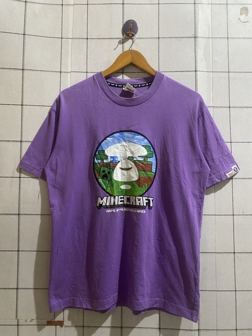 AAPE X MINECRAFT (Category: Activewear) located in Manila. Submitted by drippthrift00 (Listing ID 1465581156, Image 1). Description: AAPE X MINECRAFT(LEGIT|AUTHENTIC) EXCELENT CONDITION NEED WASH FRESH FROM BALE NO ISSUE 21x27(Medium) DM ME TO PURCHASE📩(MURA LANG).