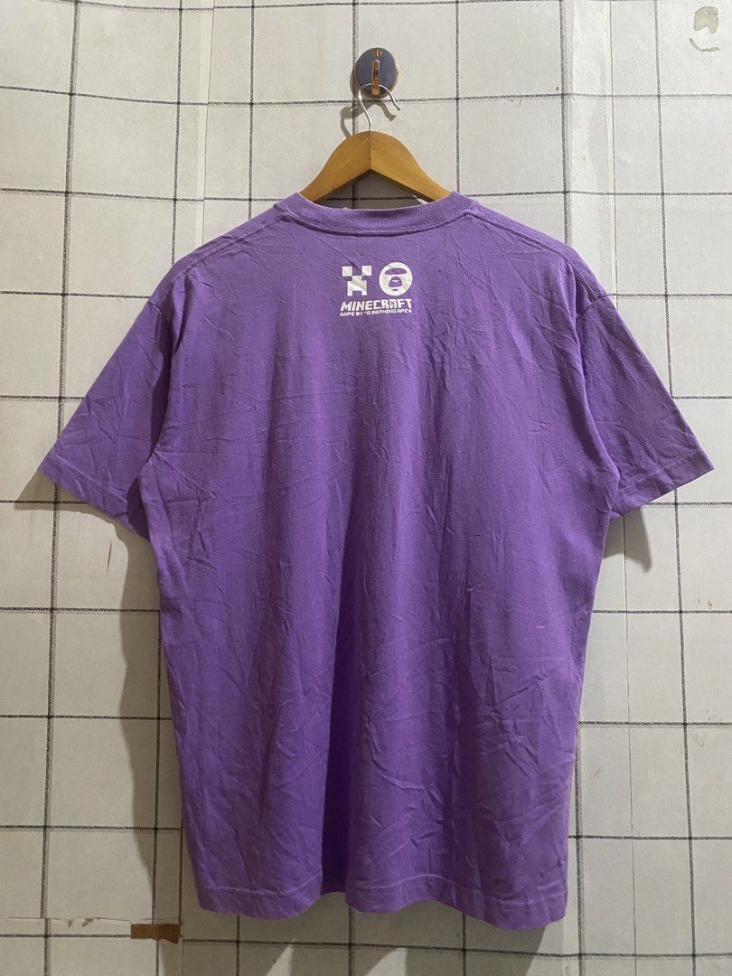 AAPE X MINECRAFT (Category: Activewear) located in Manila. Submitted by drippthrift00 (Listing ID 1465581156, Image 2). Description: AAPE X MINECRAFT(LEGIT|AUTHENTIC) EXCELENT CONDITION NEED WASH FRESH FROM BALE NO ISSUE 21x27(Medium) DM ME TO PURCHASE📩(MURA LANG).