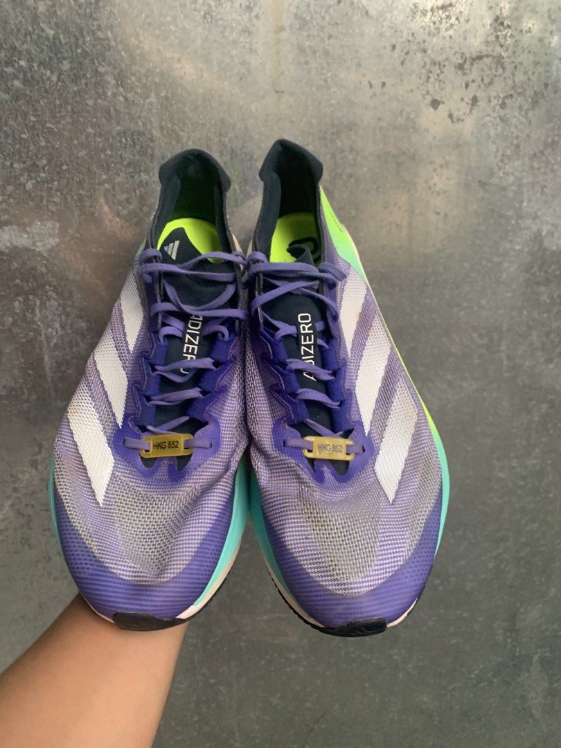 Adidas Adizero Boston 12 (Category: Sneakers) located in Marikina City. Submitted by azaero (Listing ID 1465706897, Image 2). Description: Carbon Plated Size Men’s US 11.5 / cm 29.5 / Euro 46 Excellent Condition no any issues.