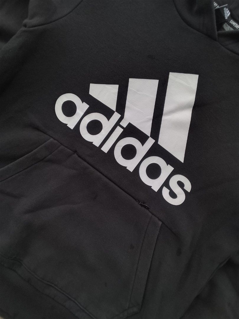 ADIDAS BIG TREFOIL LOGO PULLOVER HOODIE (Category: Others Tops) located in Manila. Submitted by saiintthrift (Listing ID 1465609943, Image 2). Description: ✅ Condition: As New 📐 Size: 24 x 19 (S) 🎨 Color rate: 11/10 ⚠️ NO ISSUE 💰 PRICE: ₱480 + sf 📍 Location: Dasmariñas, Cavite 💳 Payment: GCash only 🚚 Courier: J&T / LALAMOVE 📱 FOLLOW & CONTACT: ig: saiint.thrift fb: Saiint Thrift tiktok: saiint.thrift carousell: saiintthrift DM/PM IF INTERE