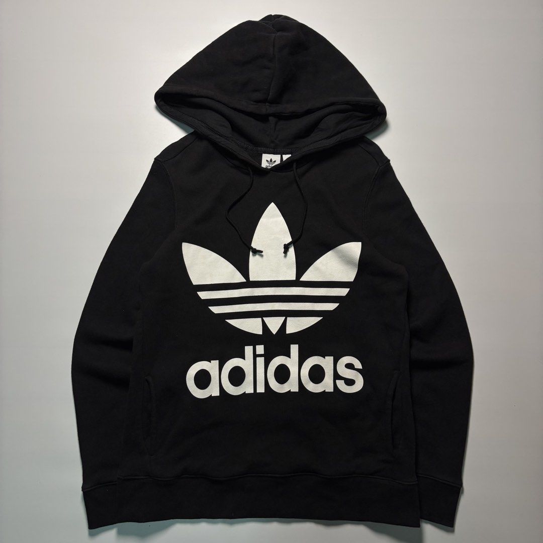adidas hoodie jacket (Category: Hoodies) located in Davao. Submitted by yanda.thrift (Listing ID 1465618715, Image 1). Description: as new condition 2018 release length 23 width 18 small on tag can fit up to medium.