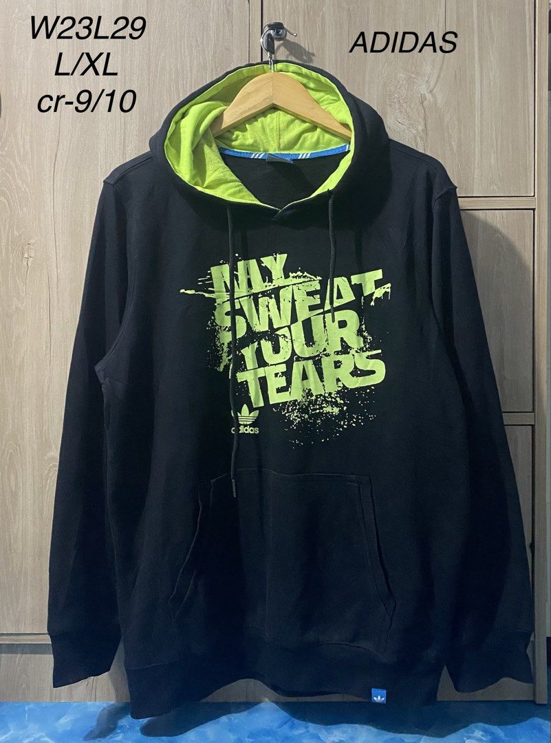 Adidas hoodie jacket (Category: Coats, Jackets and Outerwear) located in Binan City. Submitted by rnj_affordable (Listing ID 1465705556, Image 1). Description: needwash lang.