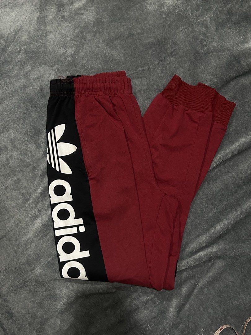 Adidas Maroon Pants (Category: Joggers) located in Quezon City. Submitted by bunnyrack.co (Listing ID 1465751594, Image 1). Description: 📍commonwealth, qc shipping via jnt or lalamove.