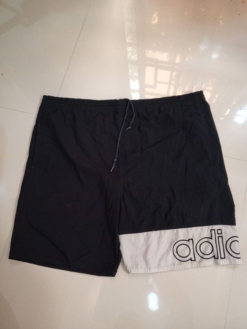Adidas Nylon Shorts Black White Size M (Category: Shorts) located in Orani. Submitted by thriftniea (Listing ID 1465647706, Image 1). Description: ADIDAS SIZE 38-40 LENGTH 19.