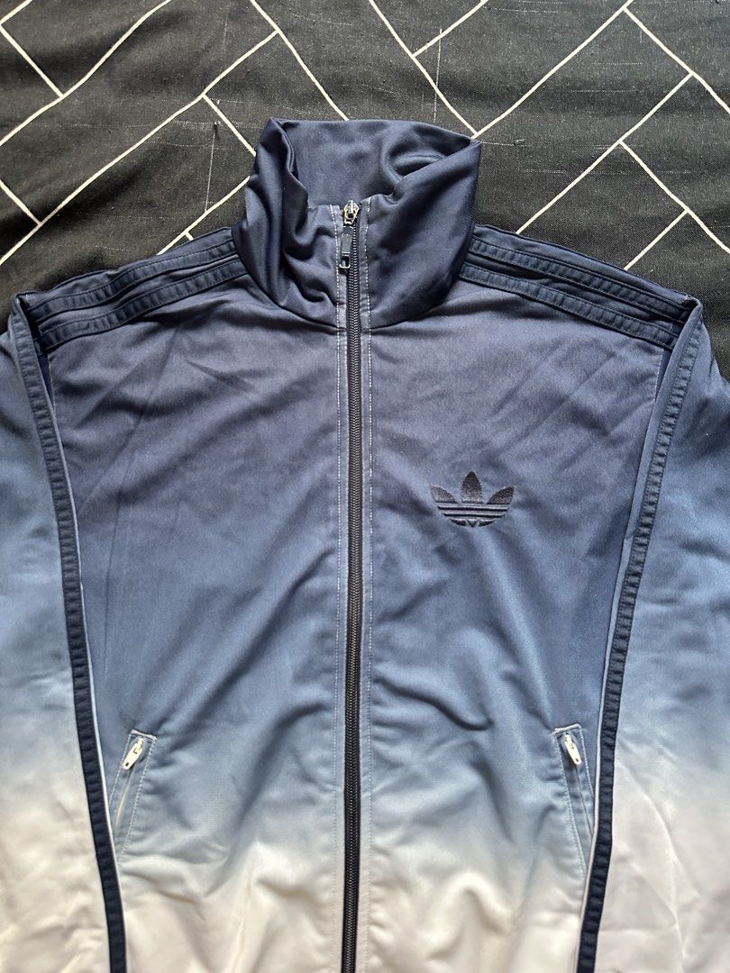 ADIDAS Track Jacket Blue Striped Activewear (Category: Coats, Jackets and Outerwear) located in Las Pinas. Submitted by jananavarr15760 (Listing ID 1465646909, Image 2). Description: ADIDAS Track Jacket Blue Striped Activewear Price: ₱1,000 Size: XS Length - 25 inch Width - 20 inch.