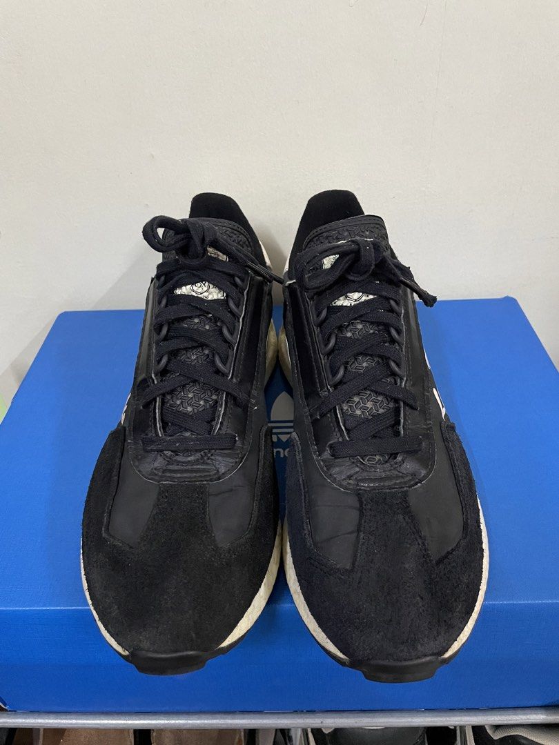 Adidas x Andre Saraiva Retropy E5 Core Black / Cloud White US12 (Category: Sneakers) located in Quezon City. Submitted by drake0302 (Listing ID 1465654587, Image 2). Description: For sale: Adidas x Andre Saraiva Retropy E5 Core Black / Cloud White US12 , 2023 release , collab edition , no box , authentic.