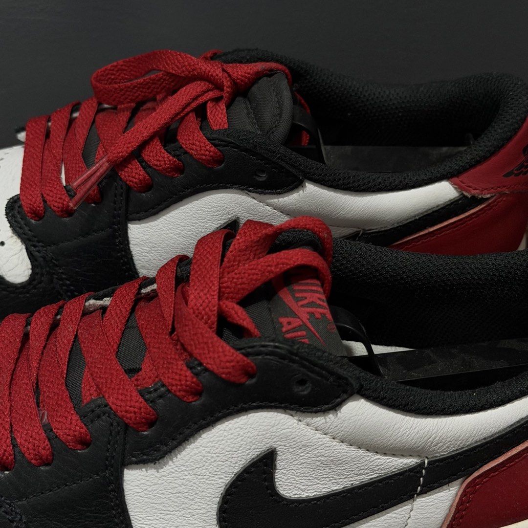 AIR JORDAN 1 BLACK TOE (Category: Sneakers) located in Iloilo. Submitted by herde (Listing ID 1465600928, Image 3). Description: SIZE 7.5.