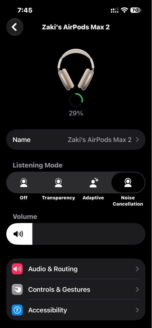 RUSH AirPods Max 2 from PowerMac (Category: Headphones & Headsets) located in Manila. Submitted by wadadamzvki (Listing ID 1465698307, Image 3). Description: orig price: ₱38,990 selling price: ₱20,490 AirPods Max 2 - Starlight - Updated to latest firmware - Under warranty (July, 2027) - Good as bnew inclusions: - Airpods itself - Original smart case - Original white box (same serial) - Original brown box (same serial) - Unused original type-c cor