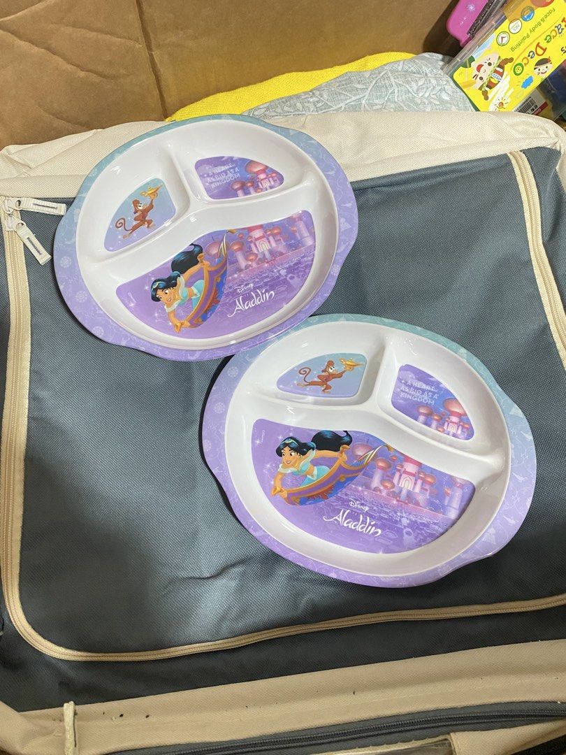 Aladdin kids plate (Category: Everything Else Others) located in Caloocan City. Submitted by mzmarsz (Listing ID 1465610015, Image 1). Description: From korea.