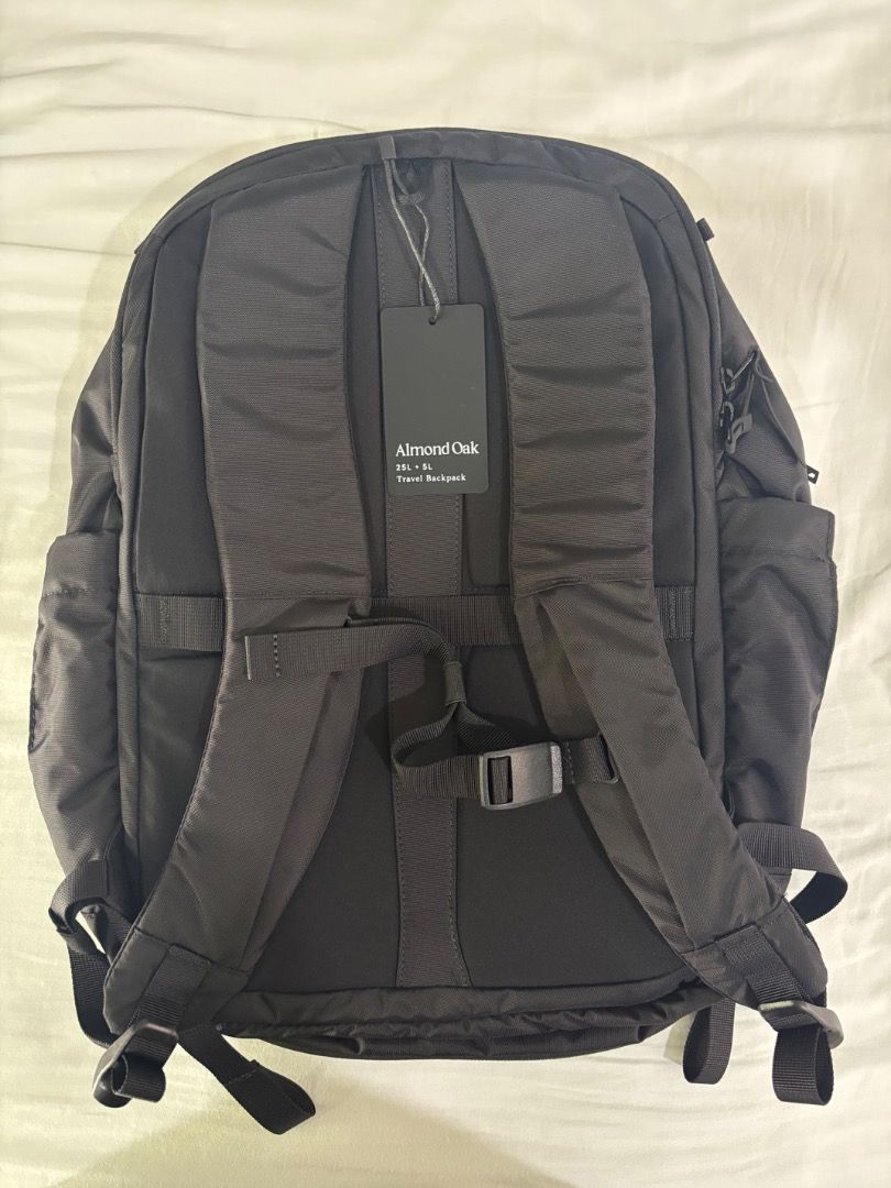 Almond Oak V2 Backpack (Category: Backpacks) located in Manila. Submitted by awrom123 (Listing ID 1465606254, Image 2). Description: Almond Oak V2 Backpack - Brand new with tag, resealable bag, and box. - Purchased directly from Almond Oak's website. - Dimensions: 17 x 13 x 7 inches. Can be expanded to 17 x 13 x 9 inches. - Stated capacity at 25L - Weight: 1 kg - Original price (with shipping, tax, and duties) at P11,655.97. - Issue identified: r