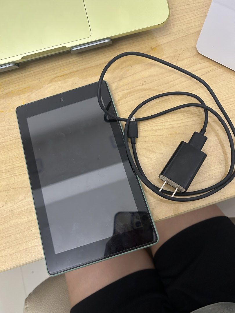 Amazon Fire 7th generation (Category: Others) located in Manila. Submitted by alainaluague.1 (Listing ID 1465663014, Image 1). Description: is a budget-friendly 7-inch tablet released by Amazon in June 2017 featuring a 1024 x 600 IPS display, a 1.3 GHz quad-core processor, and 1 GB of RAM..