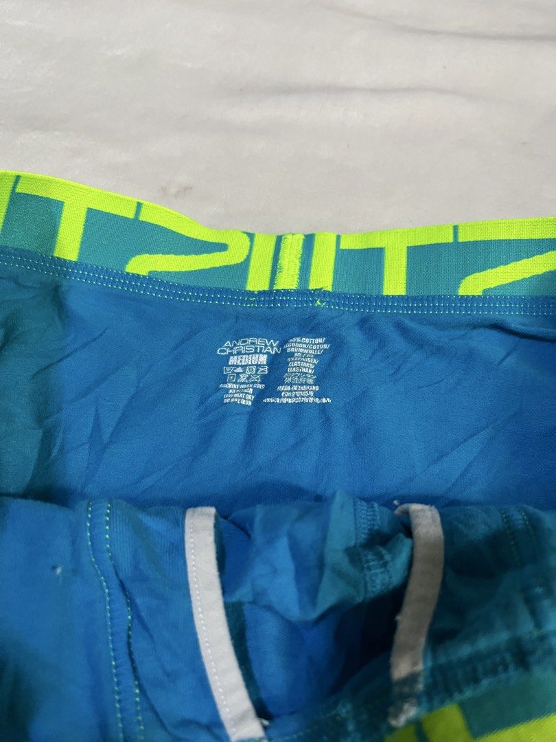 andrew christian underwear (Category: Underwear) located in Rizal. Submitted by jpmaster_0020 (Listing ID 1465654241, Image 2). Description: brand Andrew Christian size medium 10/10 condition dm me for more info.