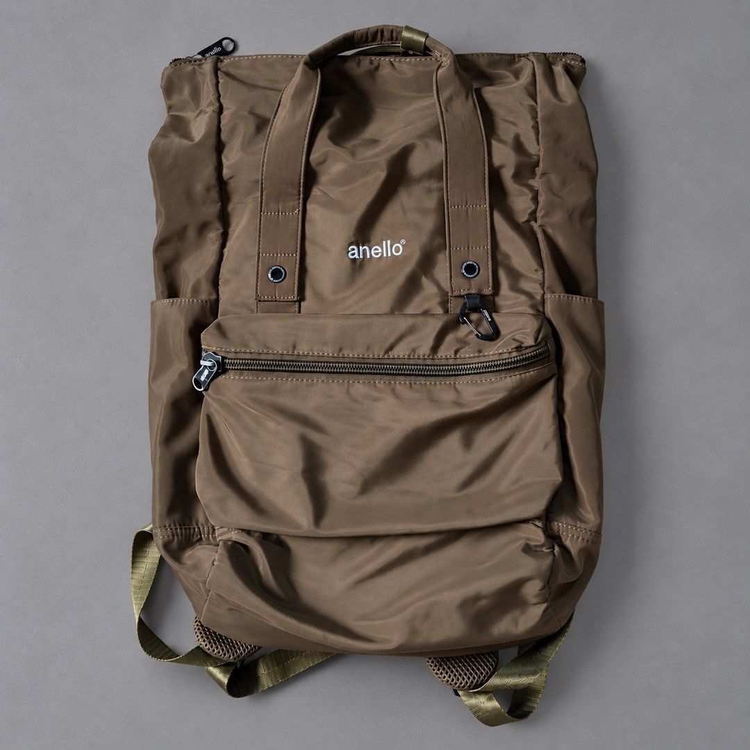 ANELLO BACKPACK (Category: Backpacks) located in Taguig. Submitted by clarrk95 (Listing ID 1465630379, Image 1). Description: Anello Backpack Height: 19inches Length: 11inches Depth: 4.5inches PRICE: ₱1,800 ONLY! FLAWS: minor hardware paint chip ✅ very good condition ✅ add shipping fee ✅ ignoring LP inquiry Shipping: Lalamove | J&T | LBC Location: Taguig📍 Payment: Gcash | Bank | Cash FB: THRFT IG: thrft_25 DM for more detailed pics.📩.