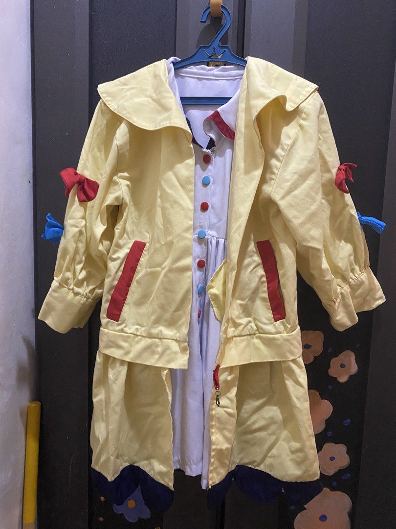 Inugami Korone Hololive (Cosplay Only) (Category: Sets or Coordinates) located in Davao. Submitted by lyndsayy (Listing ID 1465746422, Image 3). Description: MTOed Small Korone Full Cos (with stain on the last photo) Selling my pre-loved Cosplay of Inugami Korone from Hololive! Inclusions: Dress Jacket Leg Warmers Note: Wig was sold separately, only the costume is left! SF must be shouldered by the buyer, but can do meetups in downtown area of Da