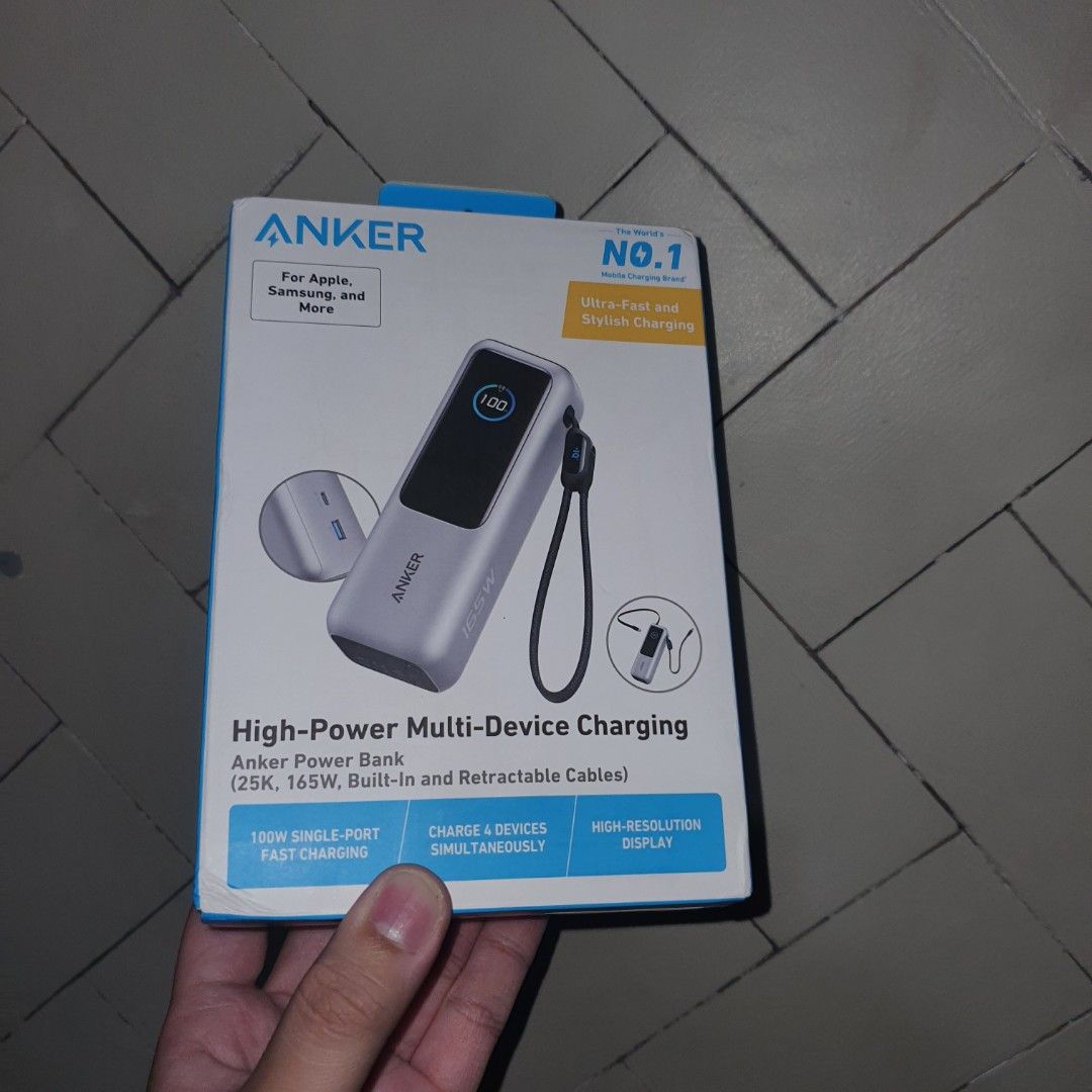 Anker 25,0000 mah smart fast powerbank (Category: Craft Supplies & Tools) located in Pasig City. Submitted by fasttech01 (Listing ID 1465581621, Image 2). Description: .