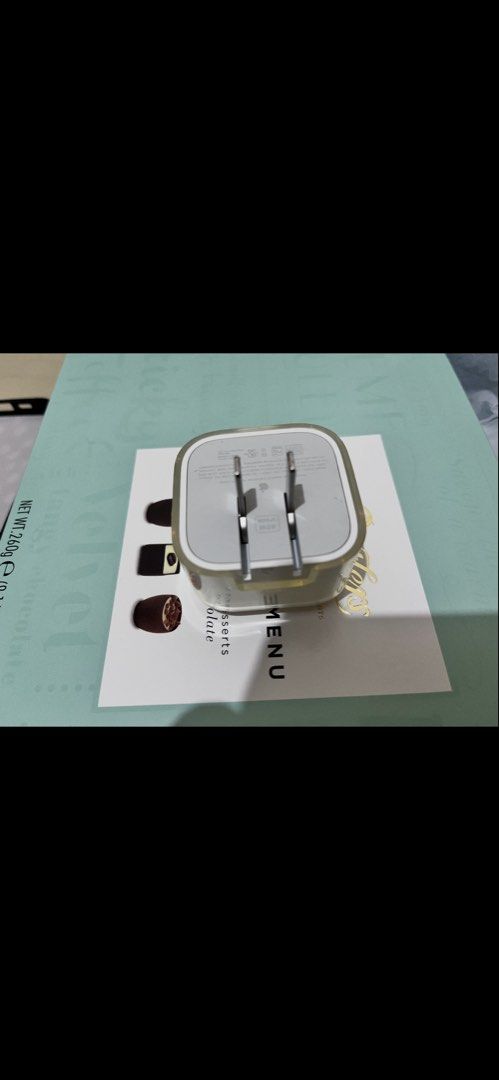 Apple 40 W Dynamic Adapater with 60 W max (Category: Chargers & Cables) located in Pasay City. Submitted by _mcrnj (Listing ID 1465754229, Image 1). Description: Original No box .