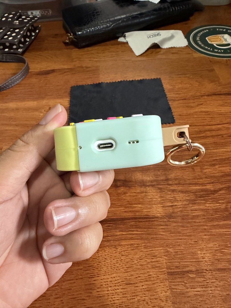Apple AirPods Pro 2nd Generation with MagSafe Case (Category: Headphones & Headsets) located in Cagayan de Oro. Submitted by earth_carl (Listing ID 1465606639, Image 3). Description: - Authentic Apple AirPods Pro 2nd Generation with USB-C MagSafe Charging Case - Original box included with serial number label intact - Comes with a fun Elago ice cream bar silicone case with attached key ring - Excellent working condition: pristine sound quality and