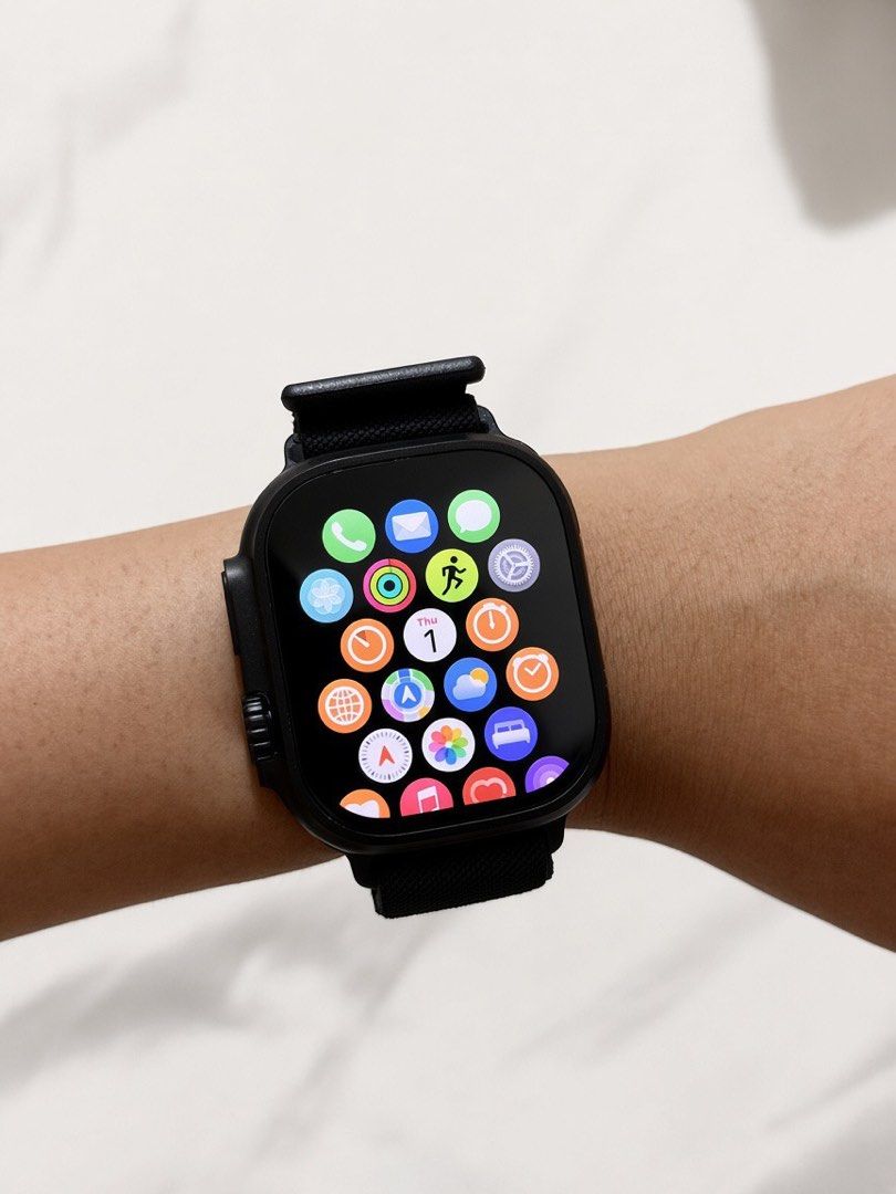 Apple Watch Ultra 2 GPS + Cellular 49mm Titanium Case (Category: Wearables & Smart Watches) located in Valenzuela. Submitted by i_flauntph (Listing ID 1465342189, Image 2). Description: 10/10 condition Almost new, no scratches or dents 100% battery health Ultimate sports and adventure watch .